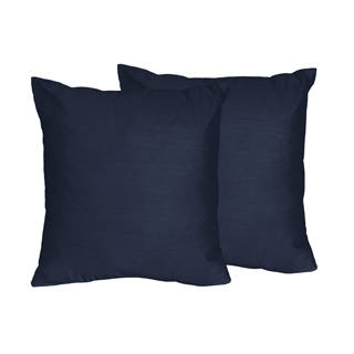 Space Galaxy Collection Navy Blue Accent Throw Pillows (Set of 2)