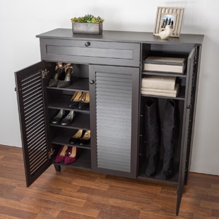 Pocillo Wood Shoe Storage Cabinet