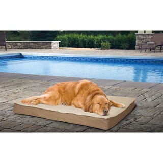 Furhaven Deluxe Indoor/ Outdoor Orthopedic Pet Bed with Removable Cover