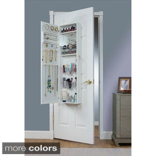 Maison Rouge Carroll Over the Door Combination Jewelry and Makeup Armoire