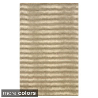 Blue/ Beige Rizzy Home Platoon Collection New Zealand Wool Accent Rug (2' x 3')
