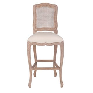 Antioch Antique Off-White Barstool