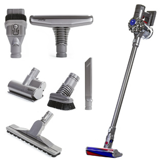 Dyson V6 Fluffy Cordless Vacuum Cleaner + Attachment Tools for Hard Floors (New)