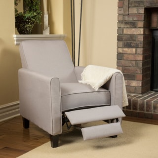 Darvis Wheat Fabric Recliner Club Chair by Christopher Knight Home