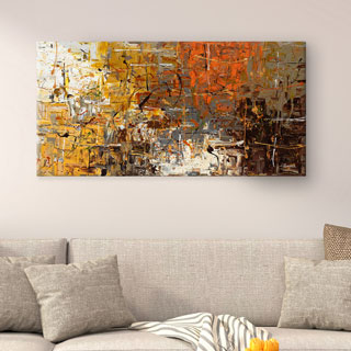 Carmen Guedez 'The More the Merrier' Canvas Wall Art (24 x 48)