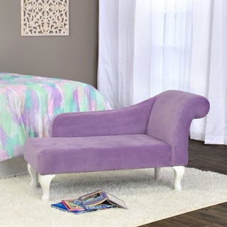 HomePop Diva Juvenile Accent Chair Lavender