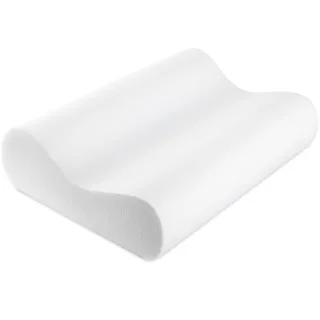 PharMeDoc Contour Memory Foam Pillow Firm and Comfortable Luxury Bedding Hypoallergenic Washable Case