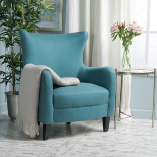 Arabella High-Back Fabric Club Chair by Christopher Knight Home