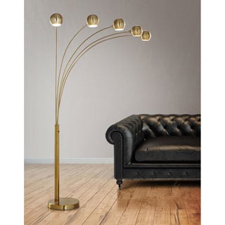 HomeTrend Orbs 5-light Arch Floor Lamp