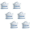 Mavea Maxtra Water Filtration Pitcher Replacement Filters (Pack of 6) 
