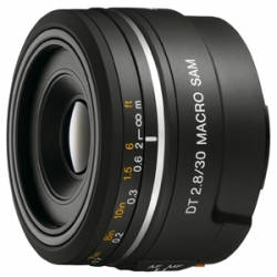 Sony 30mm f/2.8 DT Alpha A Mount Macro Prime Lens