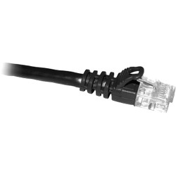 ClearLinks 3FT Cat5E 350MHZ Black Molded Snagless Patch Cable