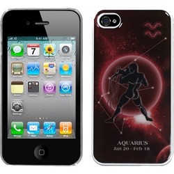 INSTEN Aquarius Horoscope Collection Dream Phone Case Cover for Apple iPhone 4S/ 4