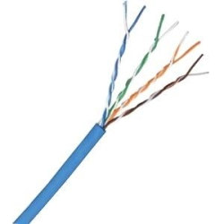 Comprehensive Cat 5e 350 MHz Shielded Solid Blue Bulk Cable 1000ft