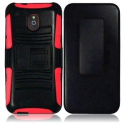 INSTEN Holster Phone Case Cover with Stand for HTC Mini/ M4