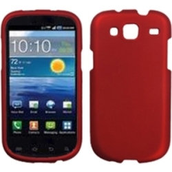 INSTEN Titanium Solid Red Phone Case Cover for Samsung I425 Galaxy Stratosphere 3
