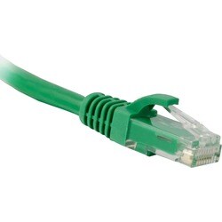 ENET Cat6 Green 8 Foot Patch Cable with Snagless Molded Boot (UTP) Hi