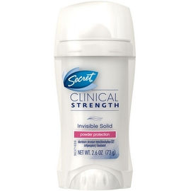 Secret Clinical Invisible Solid Antiperspirant & Deodorant Powder Protection, 2.6 oz