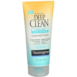 Neutrogena Deep Clean Long-Last Shine Control Cleanser/Mask 6 oz