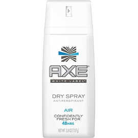 Axe White Label Dry Spray Antiperspirant, Air 3.80 oz