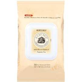 Burt's Bees Face & Hand Cloths, Fragrance Free 30 ea