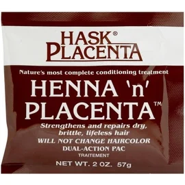 Hask Henna 'n' Placenta Conditioning Treatment, 2 oz