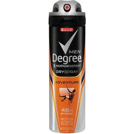 Degree Men Dry Spray Antiperspirant, Adventure 3.8 oz