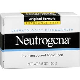 Neutrogena The Transparent Facial Bar Original Formula, Fragrance Free 3.50 oz