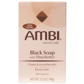 Ambi 3.5-ounce Black Soap with Shea Butter