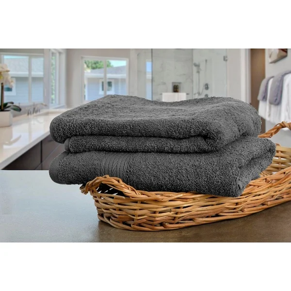 Ample Decor Premium Cotton Extra Absorbent 2 Pcs Hand Towel Set