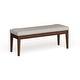 Hawthorne Upholstered Espresso Finish Bench by iNSPIRE Q Bold - Thumbnail 16