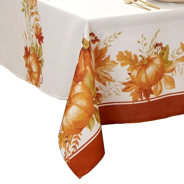 Autumn Pumpkin Grove Fall Tablecloth