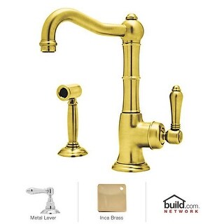 Rohl A3650/6.5LM-2 Country Kitchen Kitchen Faucet with 6-1/2" Spout Reach