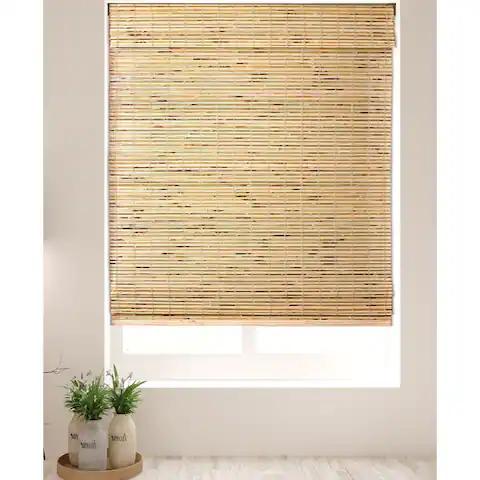 Arlo Blinds Petite Rustique Bamboo Roman Shades with 60 Inch Height