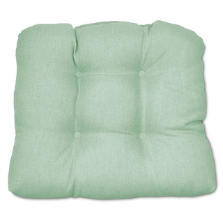 Link to Tufted Outdoor UV-Resistant Polyester Seat Cushion Similar Items in Outdoor Cushions & Pillows