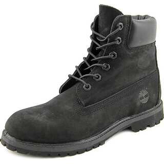 Timberland 6In Premium Women  Round Toe Leather Black Boot