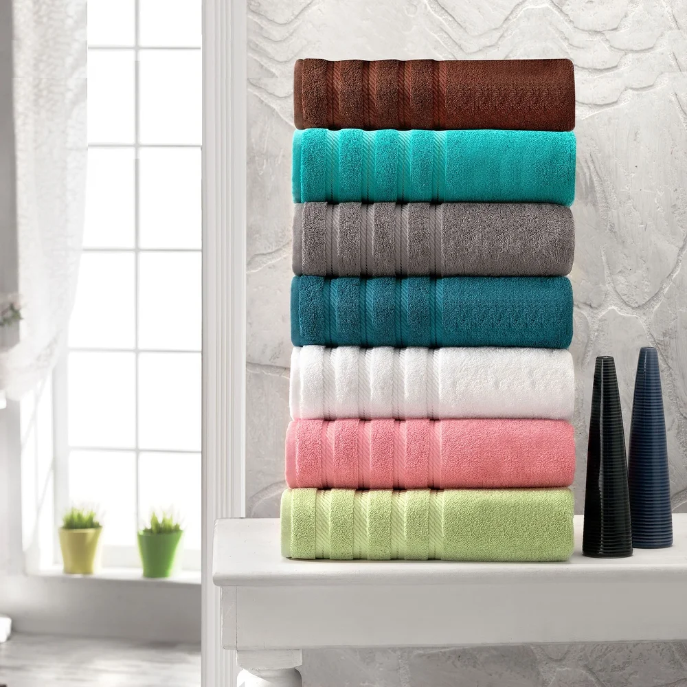 Antalya Hotel Collection Turkish Cotton Bathroom Towel 12 PC Set