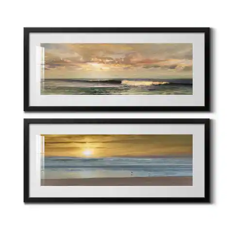 Serenity Beach-Premium Gallery Framed Print - Ready to Hang