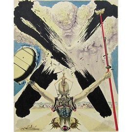 The Fight Against Danger, 1957 Limited Edition, Lithograph, Salvador Dali