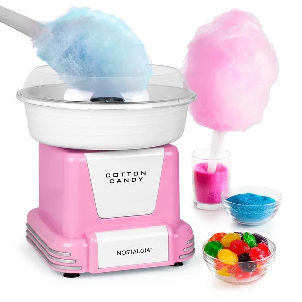 Nostalgia Retro Hard & Sugar-Free Candy Cotton Candy Maker