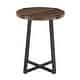 preview thumbnail 10 of 33, Middlebrook Barnett Round Metal Wrap Side Table