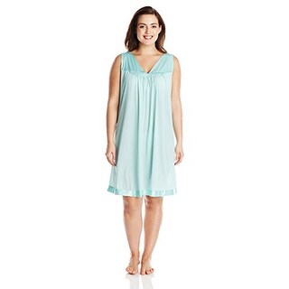 Vanity Fair Women's Plus Size Coloratura Sleepwear Short Gown 30807