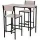 Carbon Loft Padrad Industrial Counter Height 3-piece Dining Set - Thumbnail 1