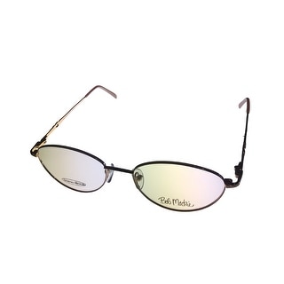 Bob Mackie Mens Eyeglass Opthamlic Metal Gold Oval BM136 198 - Medium