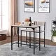 Carbon Loft Padrad Industrial Counter Height 3-piece Dining Set - Thumbnail 0