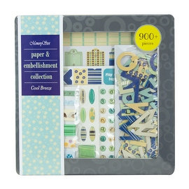 Memory Stor Paper & Embellishment Collection Cool Breeze