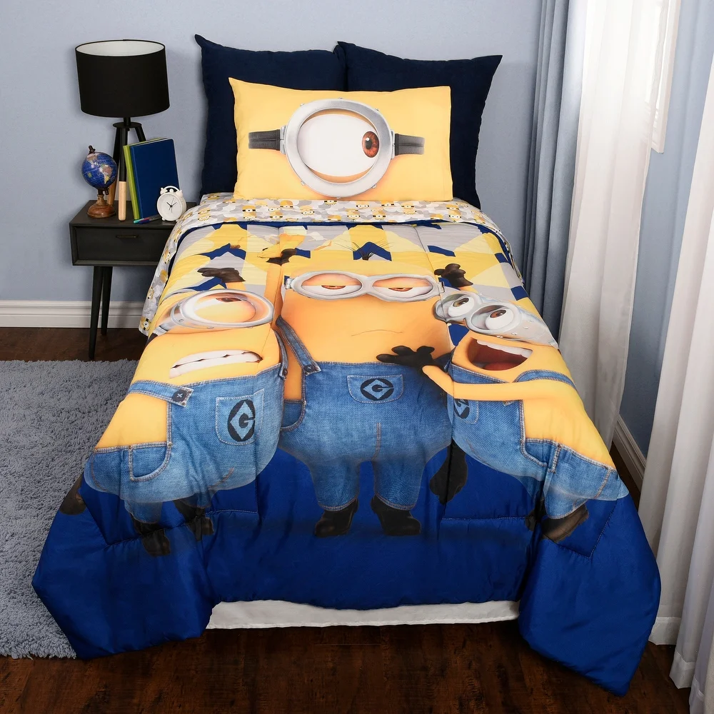 Despicable Me Minions 4-Piece Twin Bedding Set