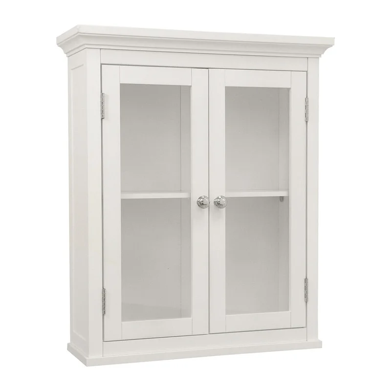 Classique White Wall Cabinet with Two Doors