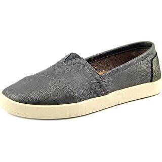 Toms Avalon Sneaker Women Round Toe Synthetic Gray Loafer