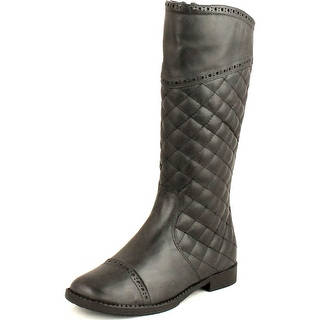 Cole Haan Girls Junior Nancy Quilted Equestrian Riding Fashion Boots